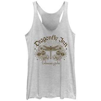 Juniors' Gilmore Girls Dragonfly Inn Tri-Blend Graphic Racerback Tank Top