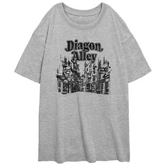 Juniors' Harry Potter Diagon Alley Oversize Graphic Tee