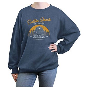 Juniors' Yellowstone Dutton Ranch Montana, USA Graphic Fleece