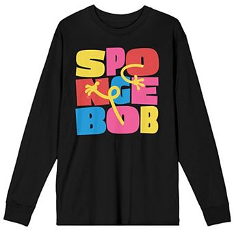 Men's Spongebob Squarepants Long Sleeve Tee