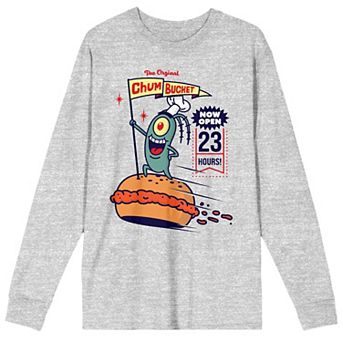 Men's Spongebob Squarepants Long Sleeve Tee