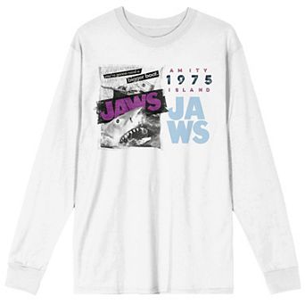 Men's Jaws Amity Island 1975 Long Sleeve Tee