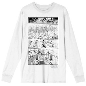 Men's Attack On Titan Levis Long Sleeve Tee