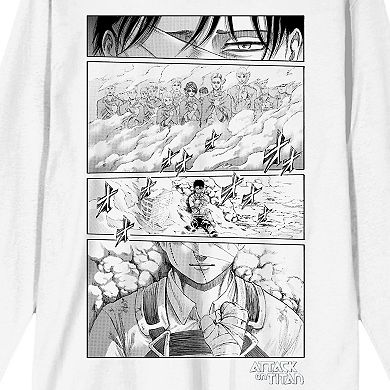 Men's Attack On Titan Levis Long Sleeve Tee