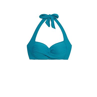 Women's DRAPER JAMES RSVP™ Twist Halter Bra Swim Top