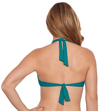 Women's DRAPER JAMES RSVP™ Twist Halter Bra Swim Top