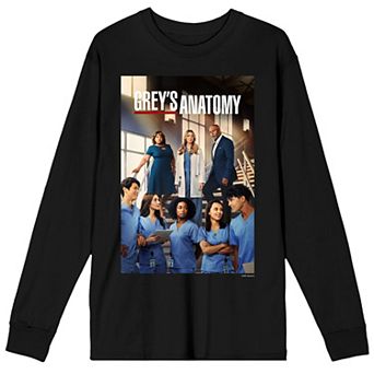 Men's Grey's Anatomy Long Sleeve Tee