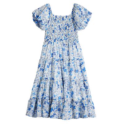 knee length dresses for ladies Summer Merino Wool Reversible Dress - Marine Blue – Summer Midi Tank Dress main image 0