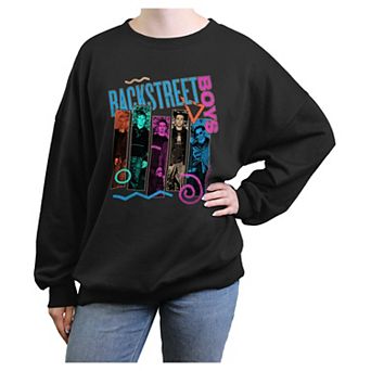 Juniors' Backstreet Boys Members Banners Graphic Fleece
