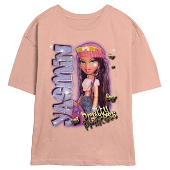 Juniors' Bratz Yasmin Pretty Princess Skimmer Graphic Tee