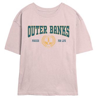 Juniors' Outer Banks Pogues For Life Skimmer Graphic Tee