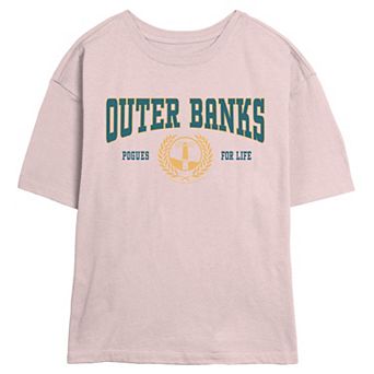 Juniors' Outer Banks Pogues For Life Skimmer Graphic Tee