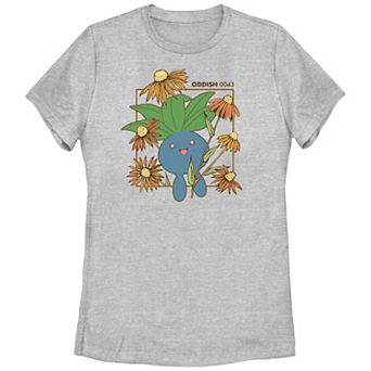 Juniors' Pokemon Oddish Field Graphic Tee