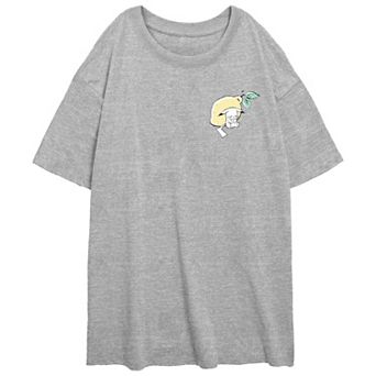 Juniors' Pokemon Sleeping Pikachu Oversize Graphic Tee