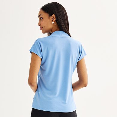 Kelly Green Meet In The Middle V Neck Dolman