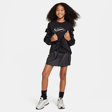 Girls 7-16 Nike Sportswear Swoosh Boxy Tee