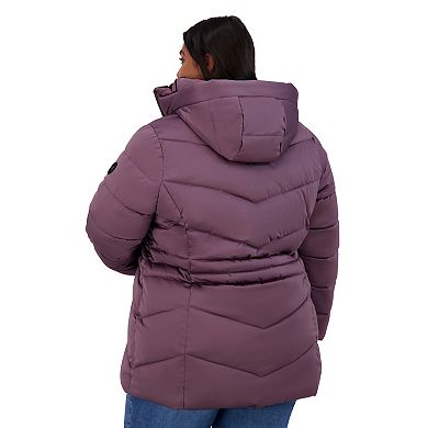 Plus Size ZeroXposur Taylor Stretch Puffer Jacket