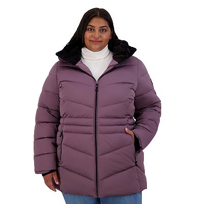 Purple Zeroxposur Women's Coats ZeroXposur ZXBLK Winter