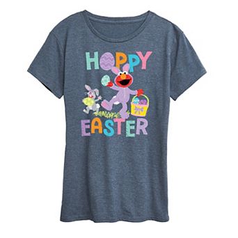 Women's Sesame Street Elmo Hoppy Easter Graphic Tee