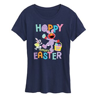 Women's Sesame Street Elmo Hoppy Easter Graphic Tee