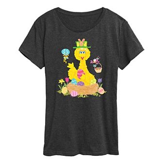 Women's Sesame Street Big Bird Easter Graphic Tee