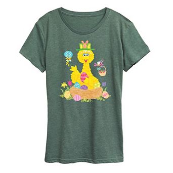 Women's Sesame Street Big Bird Easter Graphic Tee