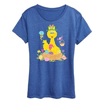 Women's Sesame Street Big Bird Easter Graphic Tee