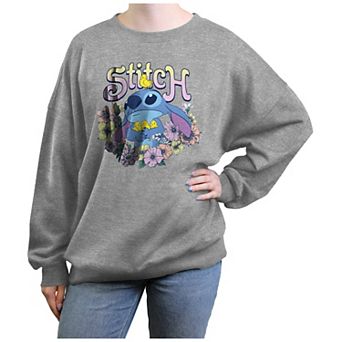 Disney's Lilo & Stitch Duckling Holding Stitch Juniors' Graphic Fleece