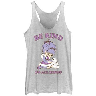 Juniors' Rainbow Brite Be Kind To All Kinds Tri-Blend Racerback Graphic Tank Top