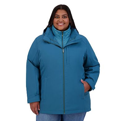 Plus Size ZeroXposur Deonna 3-in-1 Systems Jacket