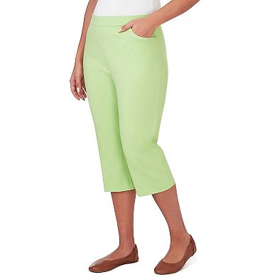 Women's Alfred Dunner Miami Clamdigger Pull-On Pants