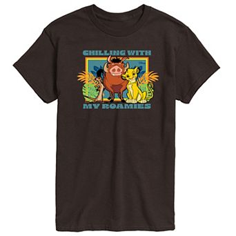 Disney's The Lion King Men's Chilling With My Roamies Graphic Tee