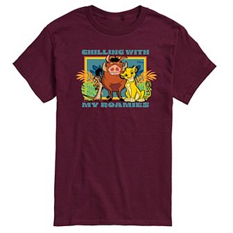 Disney's The Lion King Men's Chilling With My Roamies Graphic Tee