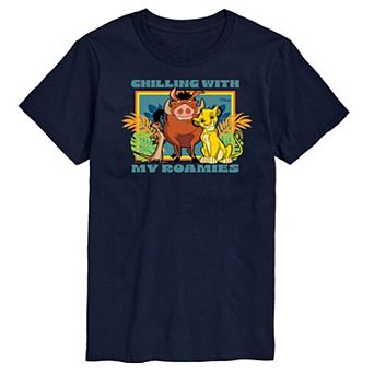 Disney's The Lion King Men's Chilling With My Roamies Graphic Tee
