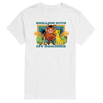 Disney's The Lion King Men's Chilling With My Roamies Graphic Tee