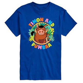 Disney's The Lion King Timon And Pumba Men's Graphic Tee