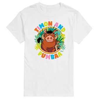 Disney's The Lion King Timon And Pumba Men's Graphic Tee