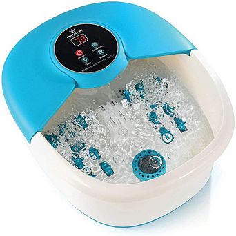 Foot Spa Massager Collapsible Option With Remote Control, Pumice Stone, Heat Option, Bubbles & Jets