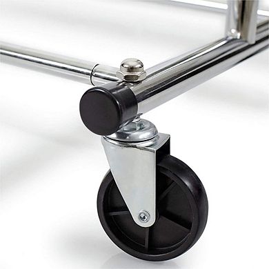 Clothes Rack Heavy Duty - Chrome Adjustable Rack 200 LBS Capacity