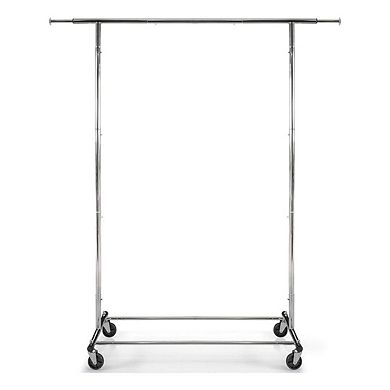 Clothes Rack Heavy Duty - Chrome Adjustable Rack 200 LBS Capacity