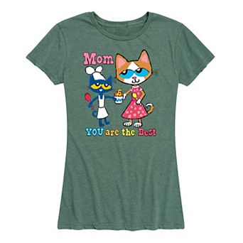 Women's Pete the Cat The Best Mom Graphic Tee