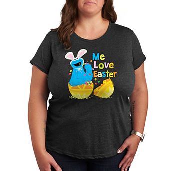 Plus Sesame Street Me Love Easter Graphic Tee