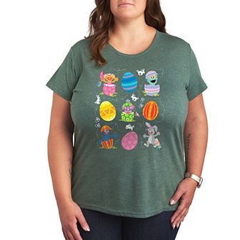 Plus Sesame Street Eggs And Bunny Graphic Tee