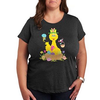 Plus Sesame Street Big Bird Easter Graphic Tee