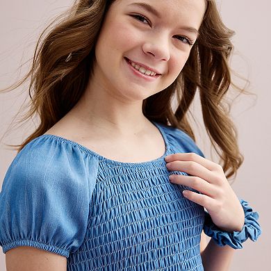 Girls 7-16 Speechless Smocked Tiered Dress in Regular & Plus Size