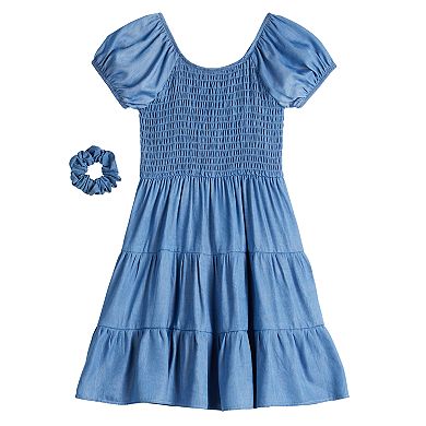 Girls 7-16 Speechless Smocked Tiered Dress in Regular & Plus Size