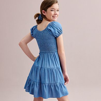 Girls 7-16 Speechless Smocked Tiered Dress in Regular & Plus Size
