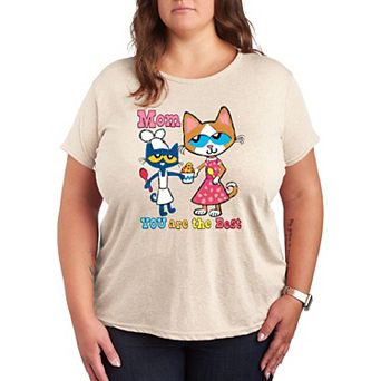 Plus Pete the Cat The Best Mom Graphic Tee