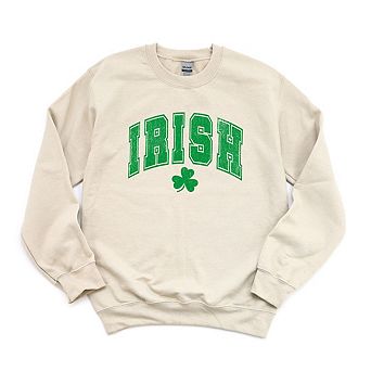 Irish Varsity Grunge Sweatshirt