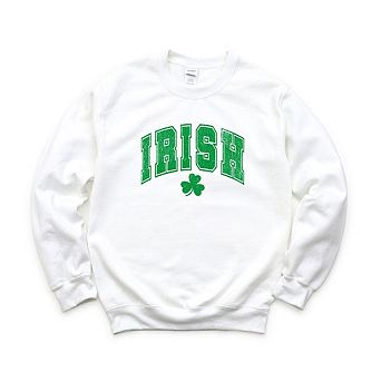 Irish Varsity Grunge Sweatshirt